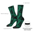 thumbnail image 4 of Fuzoiu Mint Bird Feathers Print Athletic Crew Socks for Men & Women,Casual Crew Socks,Above Ankle Crew Socks for Business, Casual, 4 of 6