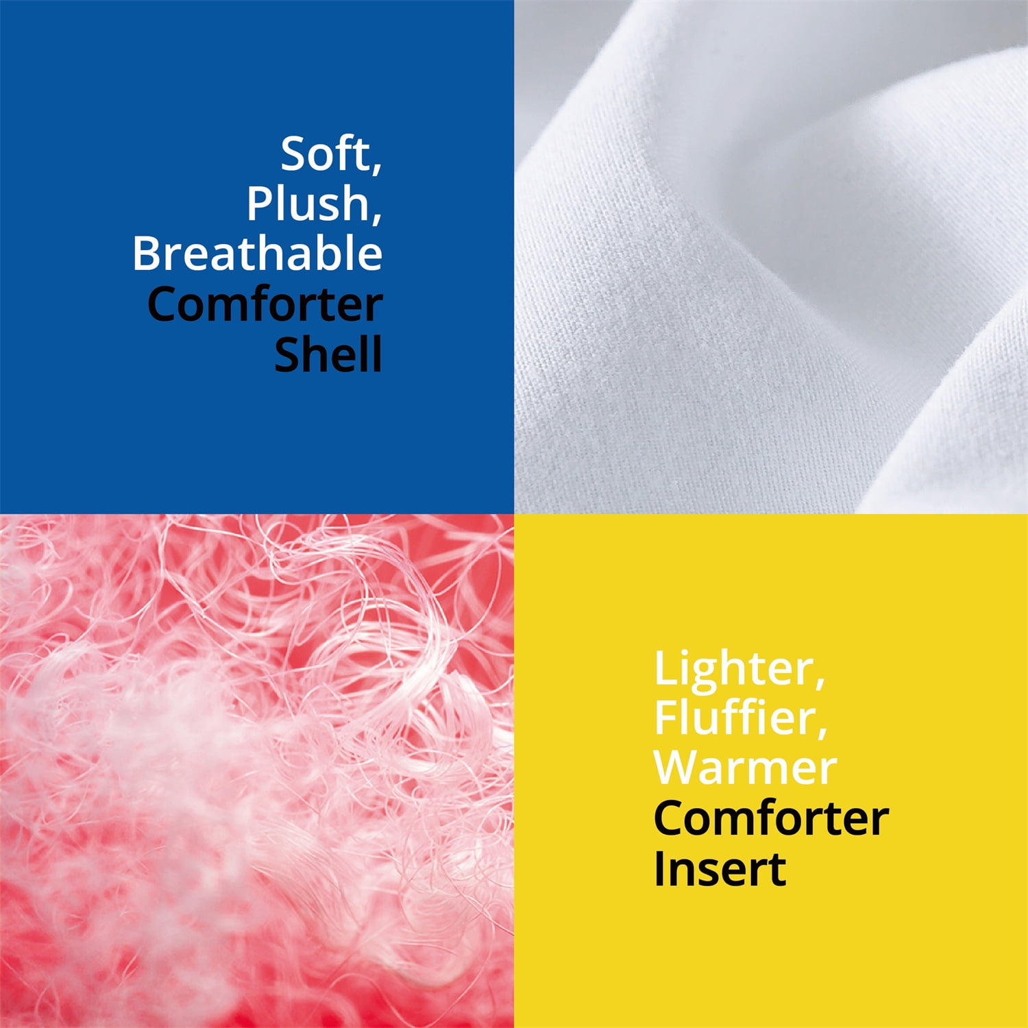 IGI Full/Queen Comforter, White | All Season Hotel Down Alternative Duvet Insert, Adult, Unisex, 88x92in