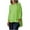 Green, variant on hotojiny Cotton Linen Shirts for Women Summer Breathable 3/4 Sleeve Plus Size Tunic Tops Loose Crew Neck Casual High Low Blouses