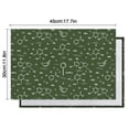 thumbnail image 6 of Math Equations Molecule Icons Green Pattern Summer Placemats Table Placemats Set Of 4-Linen Kitchen Washable Placemats Table Mats 11.8"x17.7" Non-Slip Heat Resistant, 6 of 6