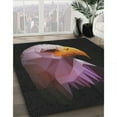 thumbnail image 2 of Ahgly Company Indoor Square Patterned Mauve Taupe Purple Novelty Area Rugs, 7' Square, 2 of 6