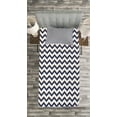 thumbnail image 3 of Ambesonne Zig Zag Quilted Bedspread Set 2 Pcs, Geometric Retro Funky, Twin Size, Multicolor, 3 of 3