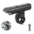 thumbnail image 1 of Aluminum Alloy Bright Bicycle Light Multifunctional USB Rechargeable Bike Front Light Waterproof Road Bike Light Cycling Safety Lamp Portable Handheld Flashlight, 1 of 5