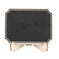 thumbnail image 3 of 40x Mini Chalkboards With Support Easels Stand,place Cards Small Rectangle Little Wood Blackboard, 3 of 4