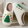 thumbnail image 6 of Ecetana Fuzzy House Slippers for Women Christmas Cozy Memory Foam Woman Slipper Indoor and Outdoor Winter Bedroom Shoes, 6 of 7
