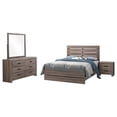 thumbnail image 3 of Coaster Brantford 4-Piece Eastern King Bedroom Set, Barrel Oak, 3 of 19