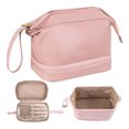thumbnail image 3 of Laklulu Bolsa de cosméticos de viaje de gran capacidad, bolsas de cosméticos, bolsas de maquillaje para damas, bolsa de maquillaje de viaje con ruedas, talla única, 3 of 6