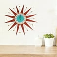 thumbnail image 6 of Flat PVC Medieval Style Starburst Sunburst Clock Wall Clock, 6 of 7