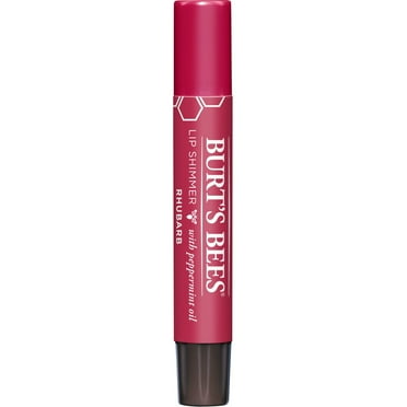 2 Pack - Burt's Bees Rhubarb Lip Shimmer - 0.09 oz Packaging may vary