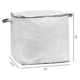 thumbnail image 2 of Unique Bargains 1 Pack Clothes Storage Bags Moving Bags Stripe 22*17.5*22in, 2 of 7
