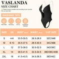 thumbnail image 3 of VASLANDA Women Plunging Deep V-Neck Strapless Backless Bodysuit Seamless Thong Full Body Shapewear for Wedding Party, 3 of 7