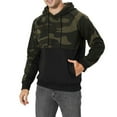 thumbnail image 2 of Mens Color Blocking Easy Camouflage Long Sleeved Hooded Top, 2 of 9