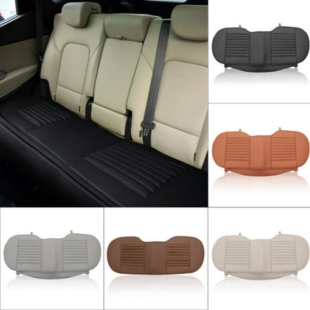 PU Leather Auto Car Vehicle Non-slip Long Rear Seat Chair Cover Protective Cushion Mat Pad Breathable Car Interior Seat Cover 133x48cm Bamboo