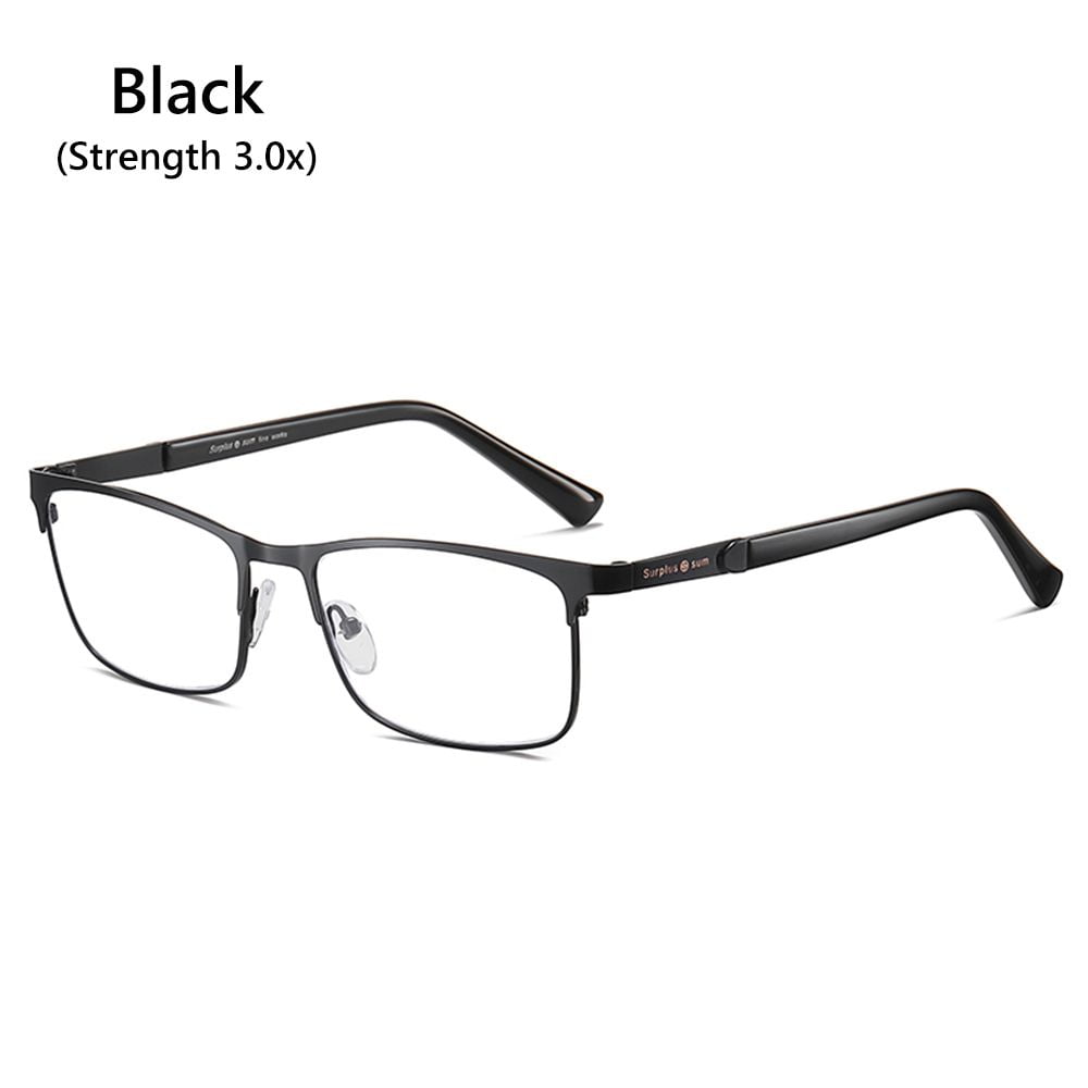 Rectangle Eyeglasses Stainless Steel Reading Readers Glasses Reading