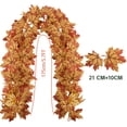 thumbnail image 3 of Fall Leaf Garland Fall Decorations For Home Fall Decor Autumn Decorations Autumn Garland Fall Outdoor Decorations Fake Fall Leaves Fall Garland Leaves Decor Fall Leaves, 3 of 9