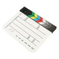 thumbnail image 4 of Movie Props Clap Board, Action Scene  Board Professional Acrylic Built In Magnets  For Photography Tool, 4 of 8