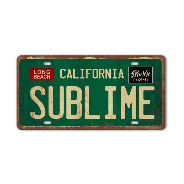 Letrero decorativo de metal Liukliut Sublime, 30 x 15 cm