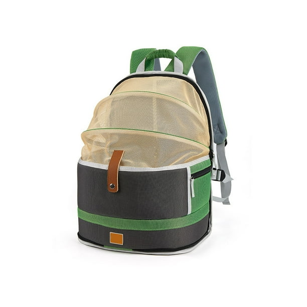 sweethay de transporte para mascotas de gran capacidad para acampar, hacer senderismo, viajar, portátil, bolso de hombro ajustable, Suministros para gatos S sweethay PT004664-01