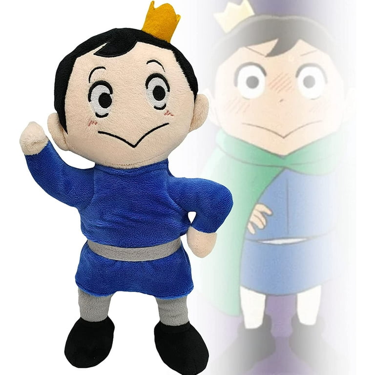 Ranking of Kings Plush,Ranking of Kings Bojji Stuffed Doll Pillow,Bojji  Kage,Cute Prince Bojji Plush Toy for Kids Gifts (12.5in/Bojji) 