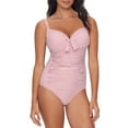 thumbnail image 1 of Azura Womens Porter Tie Front One-Piece D-Cups Style-SS51025D Swimsuit, 1 of 1