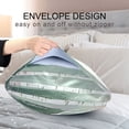 thumbnail image 4 of Yayeee Pillowcase King Size Set of 2 Satin Wrinkle Resistant Pillow Case, Green Deer, 4 of 7