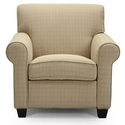 Angle View: Winnetka Chair, Taupe Linen