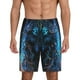 thumbnail image 1 of Balery Cool Blue Light Wolf Pantalones cortos de pijama de punto de algodón para hombre con cinturilla y bolsillos-Medium, 1 of 6