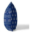 thumbnail image 2 of Paisley Oasis Indoor/Outdoor Pillow with Removable Cover in Blue 18x18, 2 of 6
