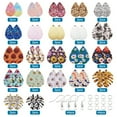 thumbnail image 2 of GKNET Faux Leather Earrings DIY Making Kit Teardrop with Earring Hooks Jump Rings, 2 of 7