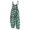 #01Dark Green, variant on Women Leaf Print Bib Overalls Loose Fit Bohemian Wide Leg Jumpsuit With Pockets Green 4XL