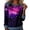 Dark Purple, variant on QASIEATN Blue Women's Crew Neck Sweatshirt Long Sleeve Tops Casual Loose Pullover Sweatshirts