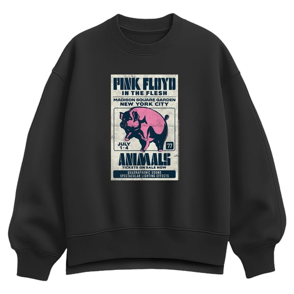 Pink Floyd - Animals - Women's Oversized Fleece Crew Sweatshirt