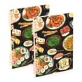 thumbnail image 2 of Haosy Noodle Sushi Prawns Notebooks 1-subject Journal 60 Sheets A5 College Ruled Paper Detachable Ring 8.3"x5.7", 2 of 8