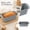 Gray, variant on Square Baking Pan for Oven, Small Bread Loaf Pan, Non-Stick Carbon Steel Bakeware for Homemade Bread, 7.56x2.17 inches