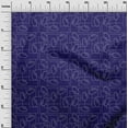 thumbnail image 2 of oneOone Polyester Lycra Fabric Geometric Maze & Rabbit Animal Sashiko Print Decor Fabric Printed BTY 56 Inch Wide, 2 of 4