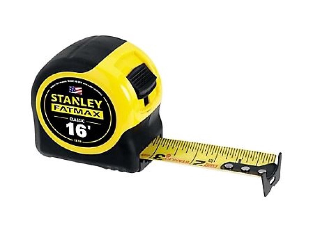 Stanley 33-716 FatMax Classic Large Print Tape Measure, 1-1/4" x 16 ft.