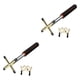 thumbnail image 3 of Jumpingount Billiards Pool Cue Bridge Stick with Bridge Head Brass for Snooker Accessory Type2 NO2, 3 of 4