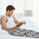 thumbnail image 5 of Balery Colored Casino Chips Pantalones de pijama para hombre, pijama ultraligero, pantalón de descanso-Medium, 5 of 6