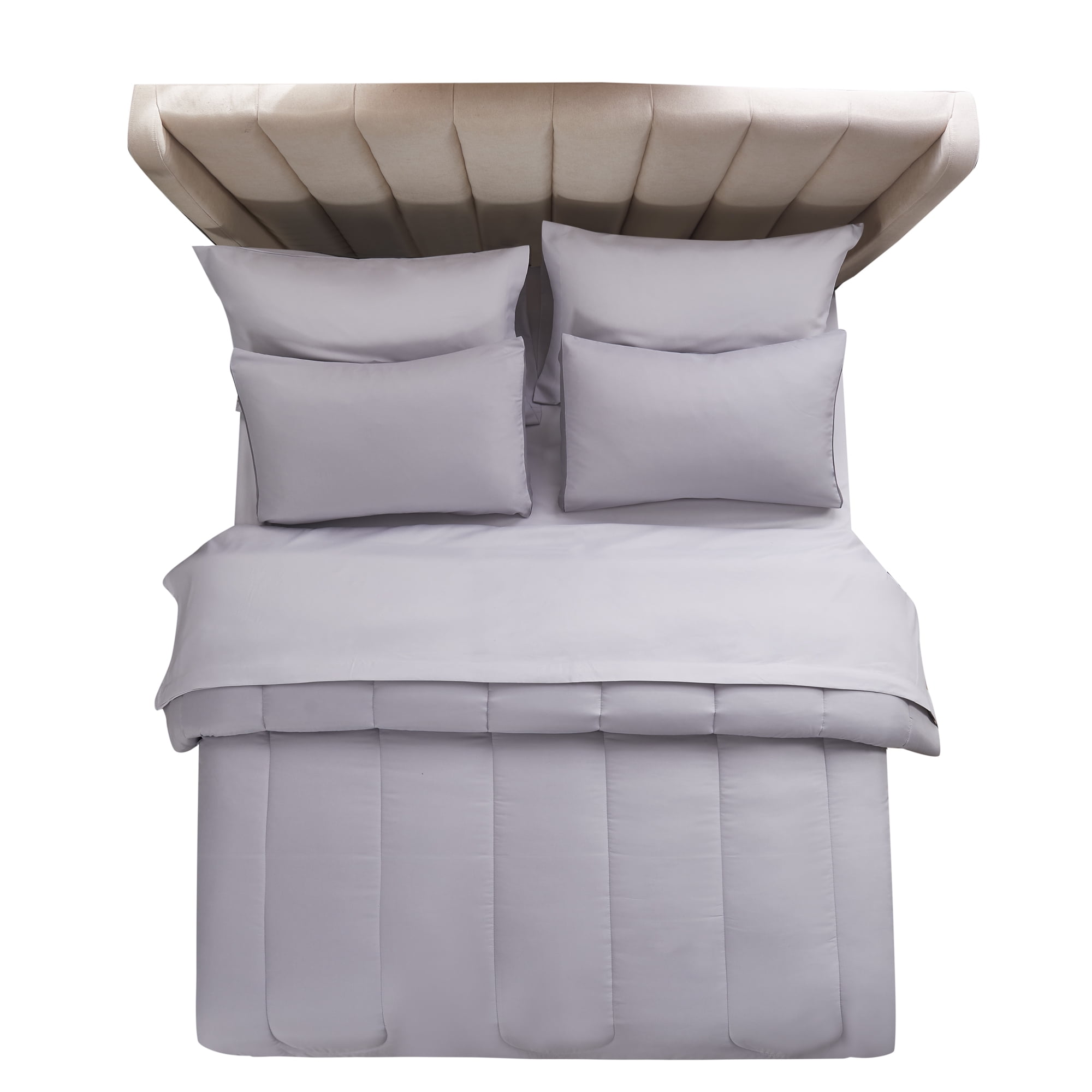 Goldstar Bedding 8-Piece King Comforter Set in Grey