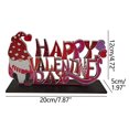 thumbnail image 3 of Decoraciones de fiesta de amor Adornos de carta de montaje de bricolaje de madera Wmkox8yii  gf7681, 3 of 4