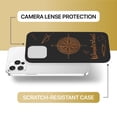 thumbnail image 6 of Case Yard Wooden Case for iPhone-12/12-Pro Soft TPU Silicone cover Slim Fit Shockproof Wood Protective Phone Cover for Girls Boys Men and Women Supports Wireless Charging Wanderlust Design, 6 of 7