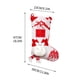 thumbnail image 3 of Adornos navideños, adornos navideños, regalos navideños, adornos navideños, adornos para chimenea, bolsas de regalo, calcetines de dulces, calcetines navideños de punto rojos y blancos, medias para ch, 3 of 3