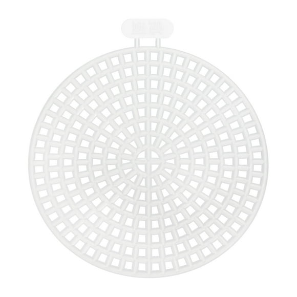 Uxcell 20Pcs Round Plastic Canvas Mesh Sheets 6.2cm / 2.44inch Circle Mesh Mat para bordado, tejido y trabajos con aguja