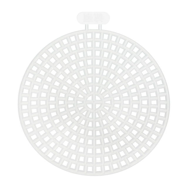 Uxcell 20Pcs Round Plastic Canvas Mesh Sheets 6.2cm / 2.44inch Circle Mesh Mat para bordado, tejido y trabajos con aguja