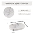 thumbnail image 5 of Evideco French Home Goods New Marble Marble Polyresin Soap Dishes, 5 of 8