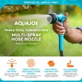 thumbnail image 2 of Aqua Joe Multi-Function Hose Nozzle with Smart Throttle & Oscillating Sprinkler, 2 of 11