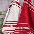thumbnail image 4 of All-Clad Popcorn Texture Cotton Blend, Kitchen Towels, 4-Pack, Chili, 4 of 5