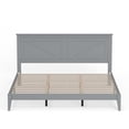 thumbnail image 3 of Farmhouse Solid Wood Platform Bed in King - Ultimate Grey, 3 of 10