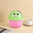 thumbnail image 5 of Small Trash Can with Lid, Mini Trash Can for Bathroom, Office and Bedroom, Small Bathroom Garbage Can with Swing Top, Compact Waste Basket for Desk, Dorm & Home, Pink - Xuniizn, 5 of 7