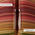 thumbnail image 5 of Greendale Home Fashions Outdoor 43'' x 20'' High Back Chair Pad, Kinnabari Stripe, 5 of 7